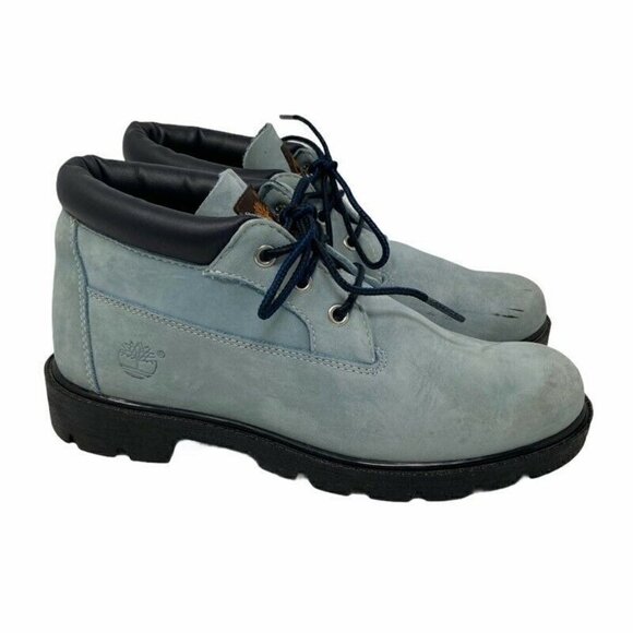 Timberland Newman Chukka Boots Powder Blue 6 - Picture 1 of 11